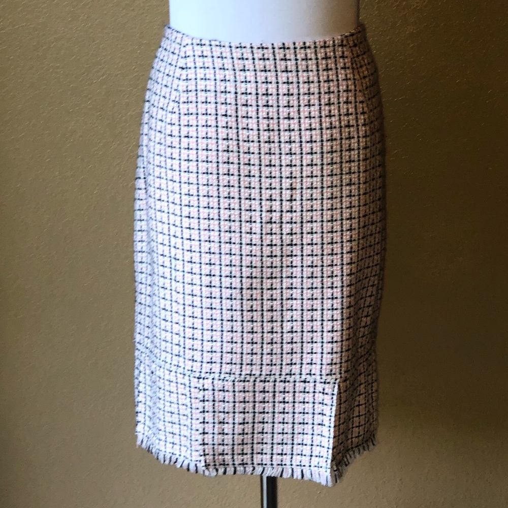 Pink twill skirt 12